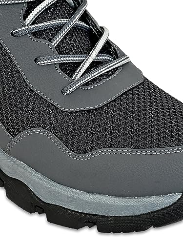 Image of Allen Cooper Men's Sports Trekking & Hiking,Biking,Walking Shoes with Rubber Outsole & Memory Foam Insole Lace-Up Shoes for Men's(ACSS-252|Black|Beige|LightGrey Size-6,7,8,9,10)
