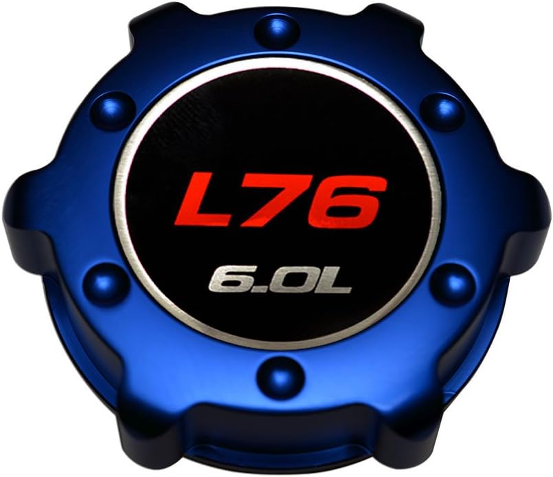 VMS Racing BLUE OIL CAP L76 6.0L in Billet Aluminum Compatible with Pontiac GT G8 V8 08-09 2008-2009