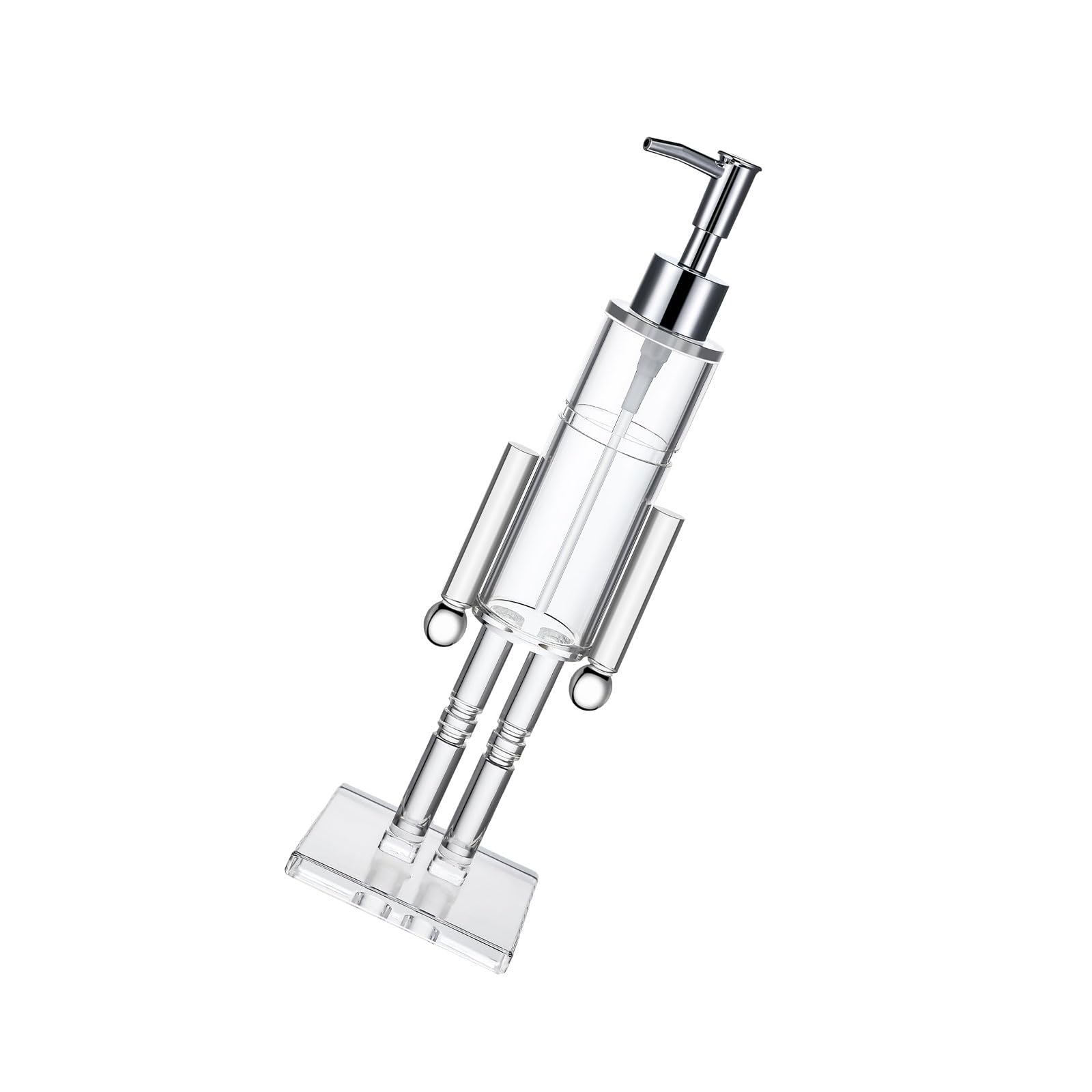 Nutcrackers Liquid Soap Dispenser with Pumps Mechanism Visible Remaining Levels Soap Container for Bathroom Decoration Liquid Bottle