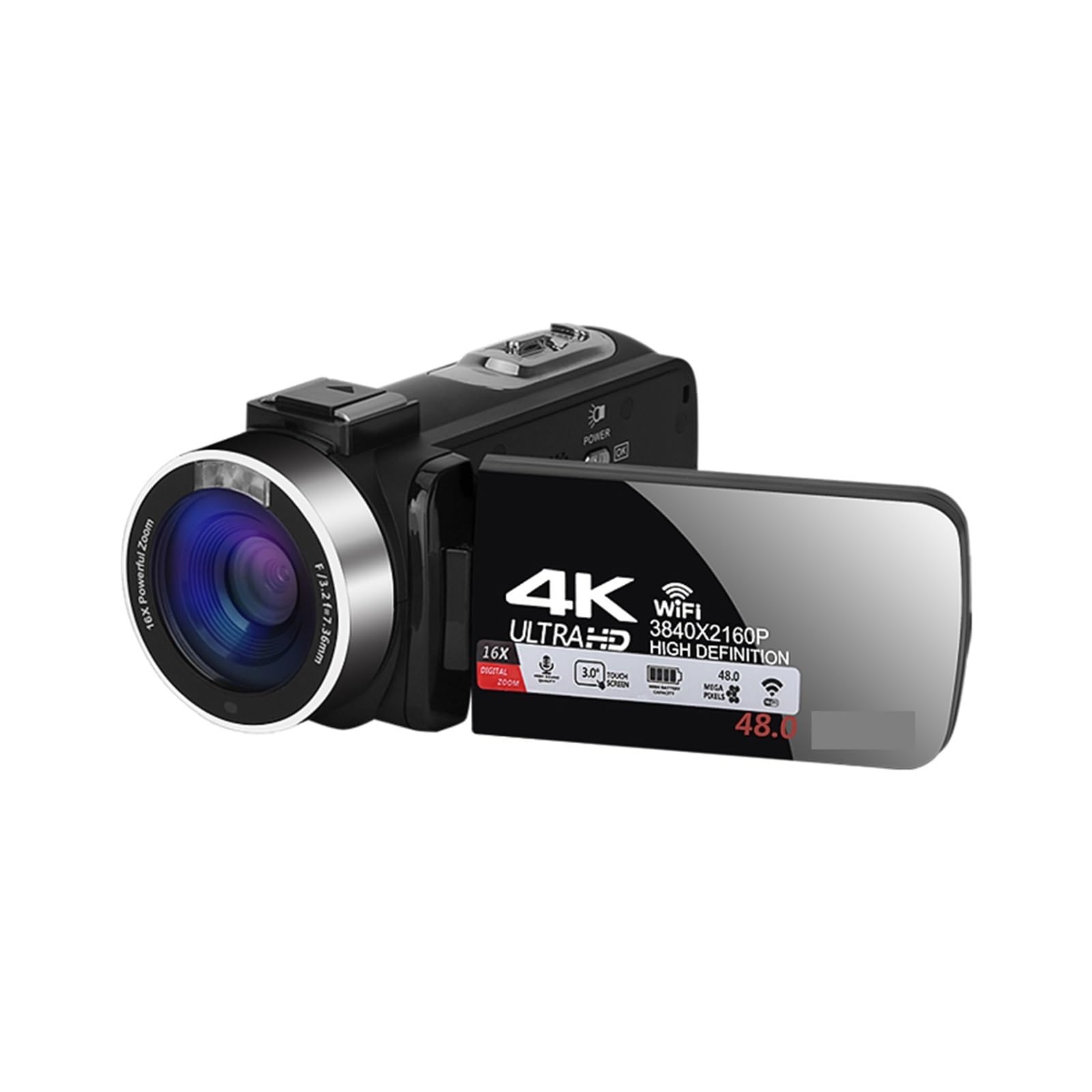 Amazon | vlog カメラ 4KウルトラHDビデオカメラVloggingカメラ3.0