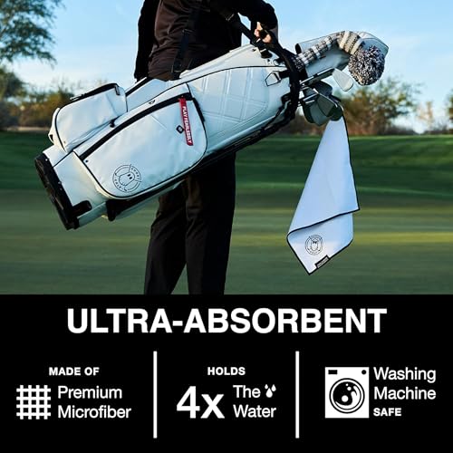 image for Ghost Golf Magnetic Towel (Greenside) - Premium Ultra-Absorbent Microf
