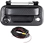 RED WOLF Tailgate Handle W/ Reverse Backup Camera Replacement for 2004-2014 Ford F150, 2008-2016 F-250/F-350/F450/F550 Pickup Rear View Parking Camera Removable Guideline Durable