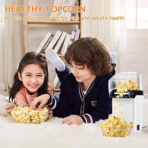 Andifany Luft Popcorn Popper Hersteller, Elektrische HeiiLuft Popcorn Maschine-1200W, Lfreier EU-Stecker – Bild 3