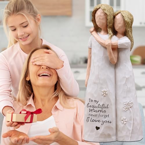 Figurita Decorativa de Madre e Hija en Resina miniatura 3