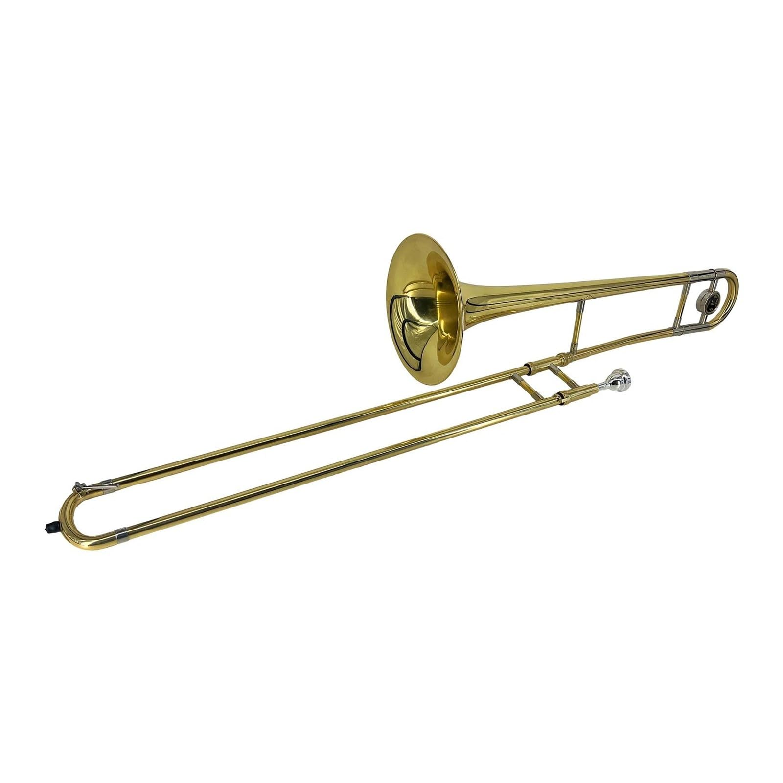 Puzon Puzon altowy Mosiądz Złoty Lakier B dur Instrument muzyczny