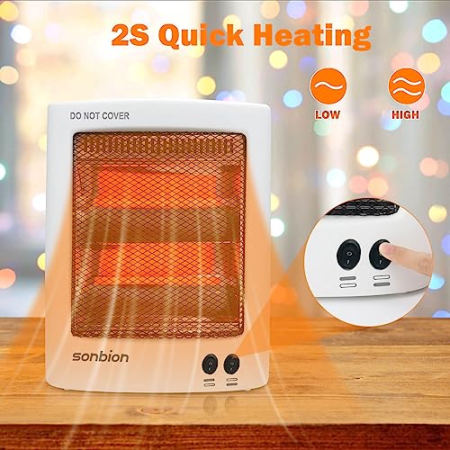 Sonbion Infrared Heater, Radiant Heater With Two Heat Settings, Portable Electric Heater For Indoor Use, Space Heater For Garage Office thumb #1
