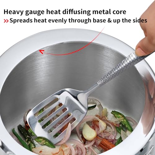 Image of Hawkins Triply 3 Litre Classic Pressure Cooker, Triply Stainless Steel Induction Inner Lid & Tall Design Cooker, Silver (SSTCL3T)