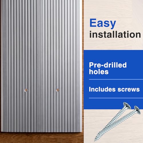 Image of Zonon 1 Pcs Aluminum Door Threshold 10 inch x 48 inch Anti-Slip Threshold Strip