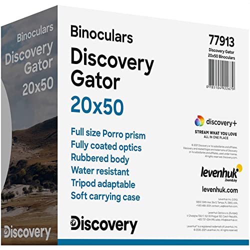 Binoculares Levenhuk Discovery Gator 20x50 negro miniatura 3