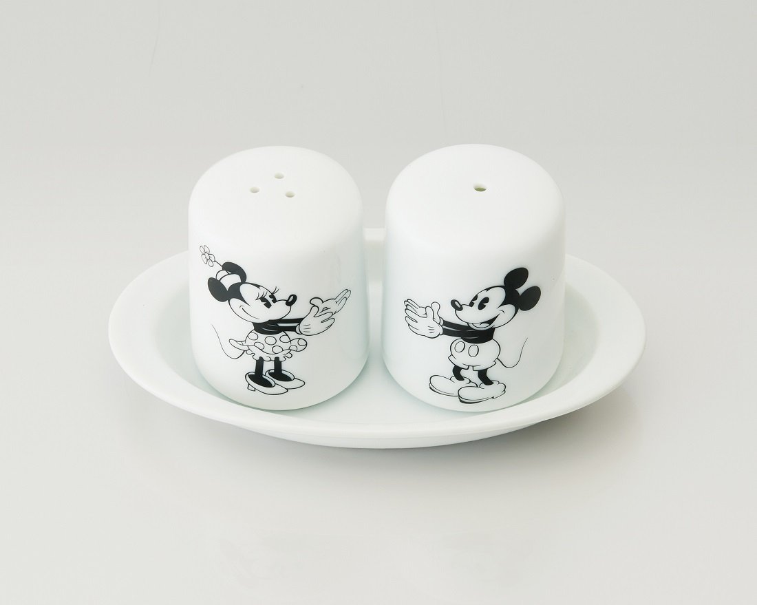 Disney シェフミッキーソルト＆ペッパー入れ物4個
