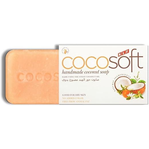 KLF Nirmal Cocosoft Handmade Coconut Soap, All-Natural, Moisturizing and Vegan, Pack of 5 KLF Nirmal Cocosoft Handmade Coconut Soap, All-Natural, Moisturizing and Vegan, Pack of 5
