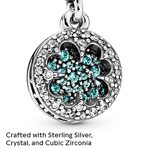 PANDORA Lucky Four Leaf Clover Dangle Charm - Gift for Her - Compatible Moments - With Gift Box - Sterling Silver with Cubic Zirconia & Man-Made Crystals4