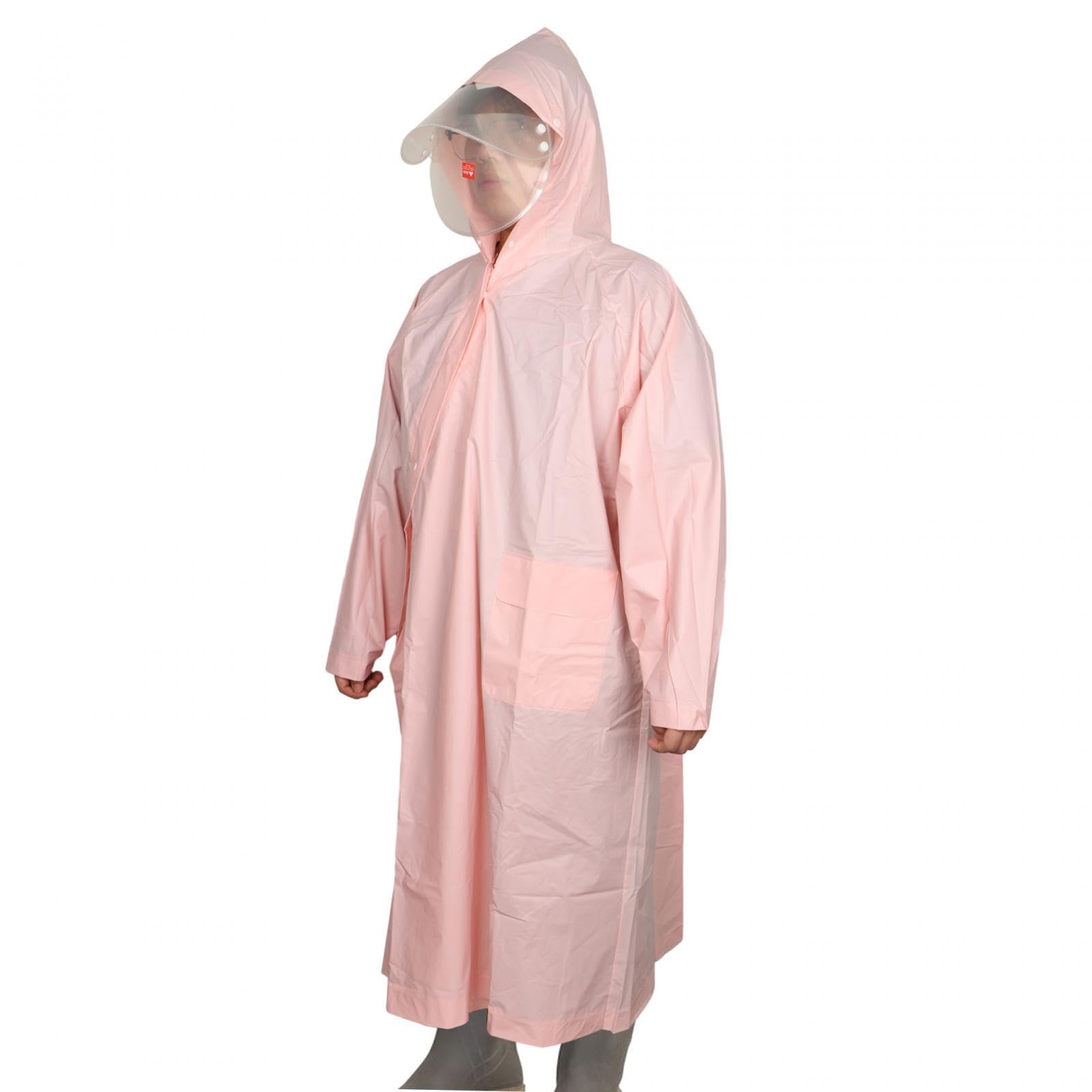 bnf Hooded Raincoat Rainwear Outwear Rain Coat for Climbing Outdoor Cycling XL Pink | Clothing Shoes & Accessories | Womens Clothing | Coats & Jackets-picture-35