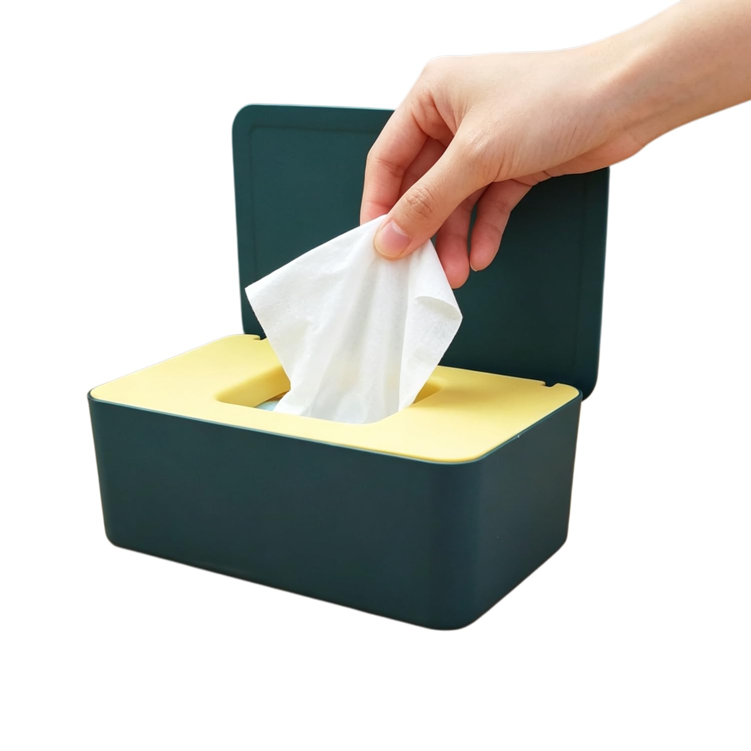 Baby Wet Wipe Dispenser, Baby & Adult Wipe Holder for Home Bathroom, Kitchen, Bedroom, Living Room, Office, Multi - use Storage Case for Dry Wipes & Masks