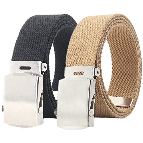 Belts for men Braided Belt,Belt Men Women, Cut To Fit Canvas Web Belt Size Up to 67
