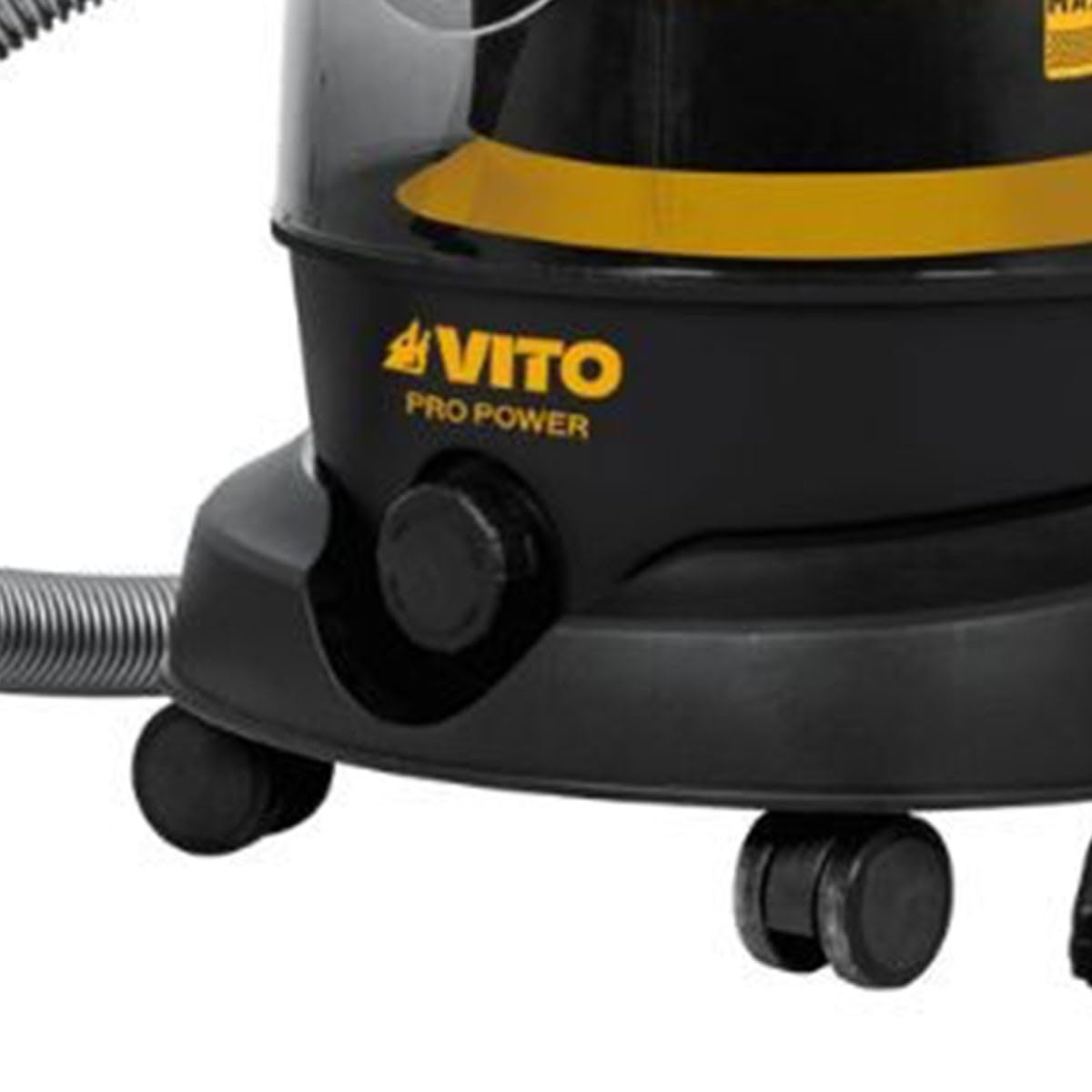 VITO – Aspirador yesos agua y polvo 1200 W depósito 25 L profesional astillero taller