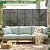 72" H×44" W Metal Privacy Screen Outdoor Privacy Screen Freestanding, Outdoor Privacy Screens and Panels for Patio Lawn Deck, Outdoor Privacy Panels Decorative Privacy Fence(Consists of 5 Panels)