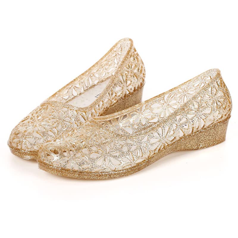 Image of Dear Time Women Flat Heel Summer Beach Jelly Shoes