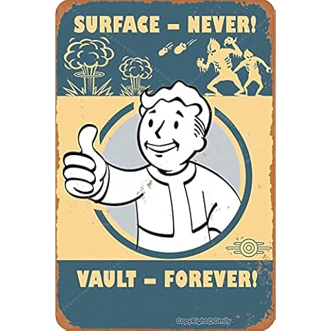 Carteles de chapa vintage Fallout 4 Cover
