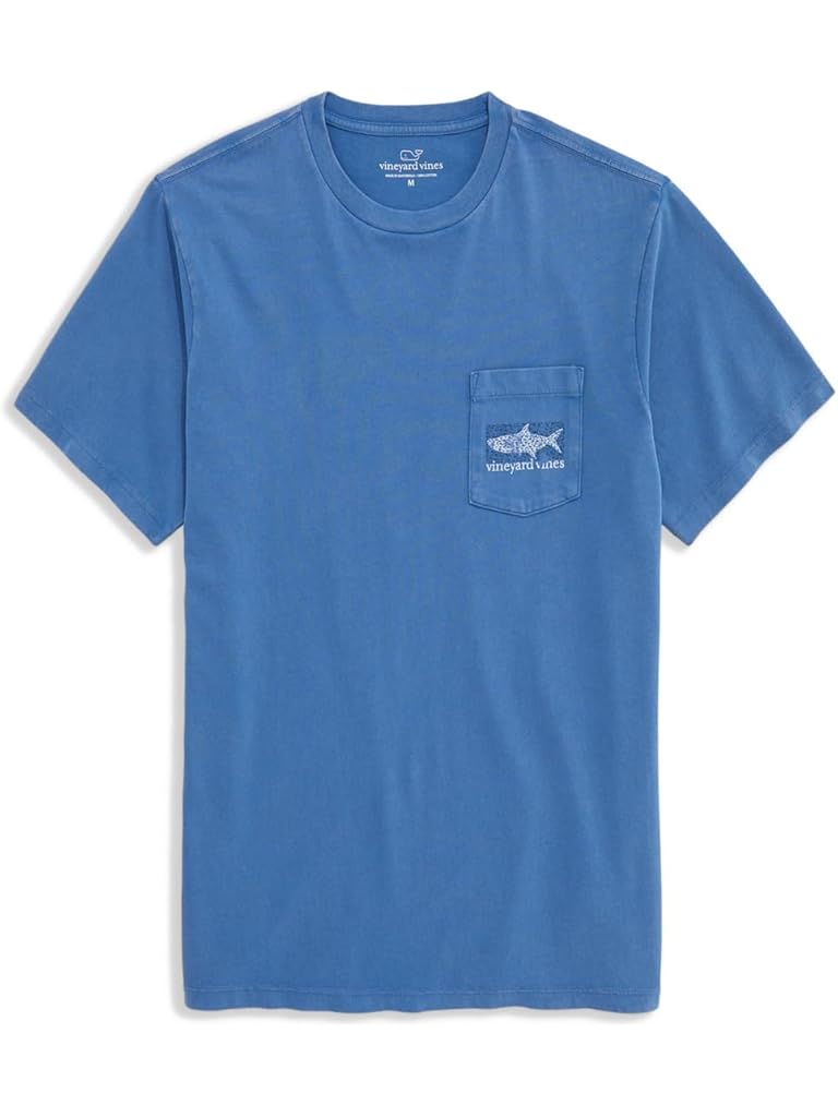 Blue Vineyard Vines Drift-Dye Tarpon Whale Short Sleeve Tee