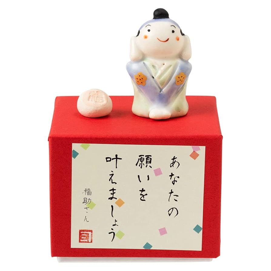 備前焼　福助　置物　縁起物　高さ約16.5㎝　在銘　V　9094 備前焼 福助 置物 縁起物 高さ約16.5㎝ 在銘 V 9094 Yahoo