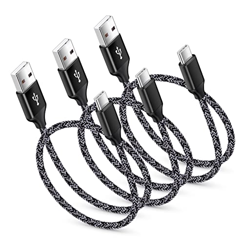 USB C Cable 3ft,3Pack Type C Charger Cable Phone Charger Cord for Samsung Galaxy Z Fold 4 Z Flip 4 A13 A53 S24 S23 S22 Ultra S21 FE S20 S10 Note20 A52 A42 A32 A12 S10 S9 Pixel 6 Pro Fast Charging Cord