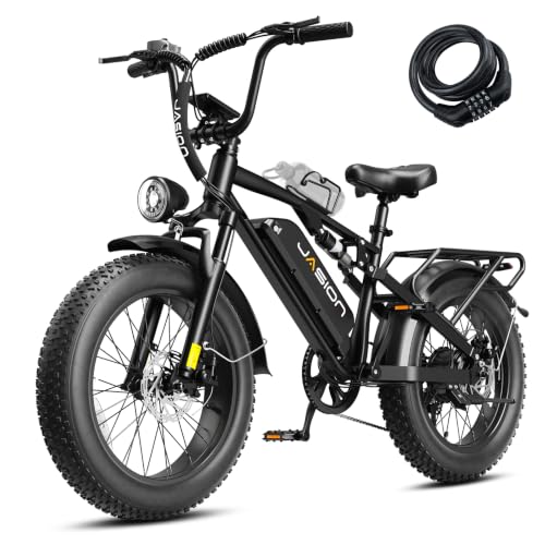 Jasion EB5 Sport Electric Bike, 20" Fat Tire eBikes for Adults/Teens image 1