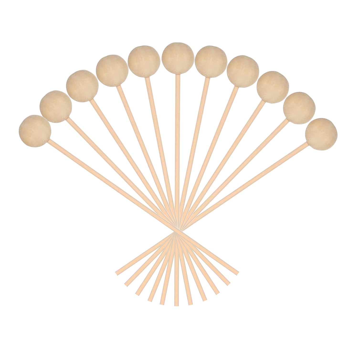 SKYPRO 20Pcs Reed Diffuser Replacement Stick DIY Handmade Home Decor Extra Thick Rattan Aromatherapy Diffuser Refill Sticks(Beads-Style)