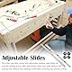 Gehrungsstange 450mm, 2PCS Führungsschiene Gehrungsstange Schieber Verstellbare Miter Bar Saw Slider Aluminiumlegierung T Nut Gehrungsstange Schiene Tischkreissäge Messstange Holzbearbeitungswerkzeug