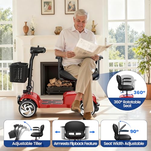 20 Miles 4 Wheel Mobility Scooter