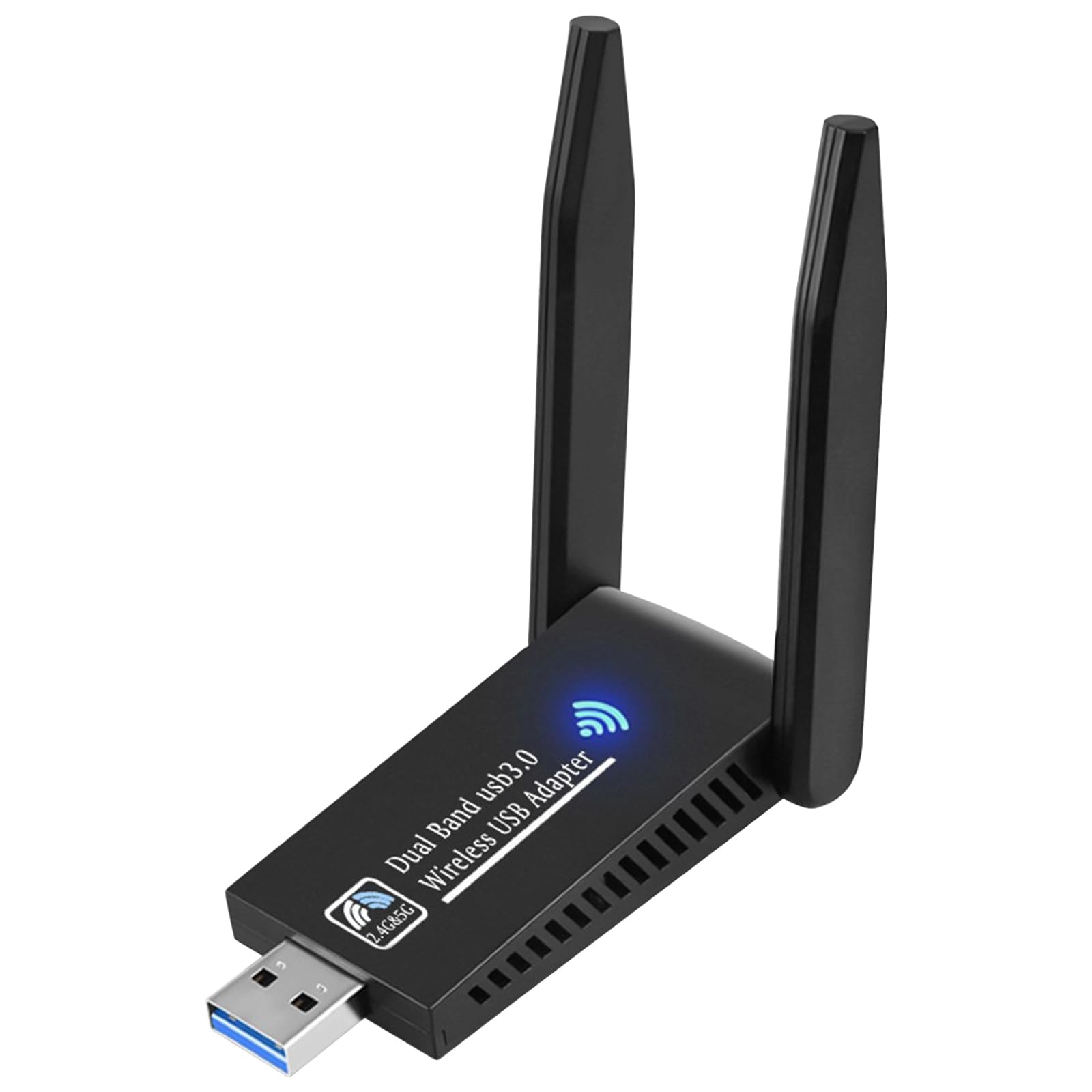 Yakiter AC1300 USB WiFi Adapter, 1300Mbps Dual Band WiFi Dongle 2.4G/5G with USB 3.0, Portable Wireless Dongle, Wireless Network Adapter for Windows 11/10/8/7 and Mac OS X PC-FT (A)