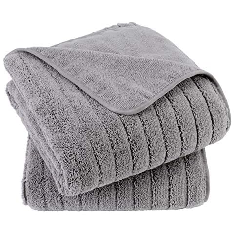 Polyte - Toalla de baño de Microfibra antipelusa - Pack de 2 Cover