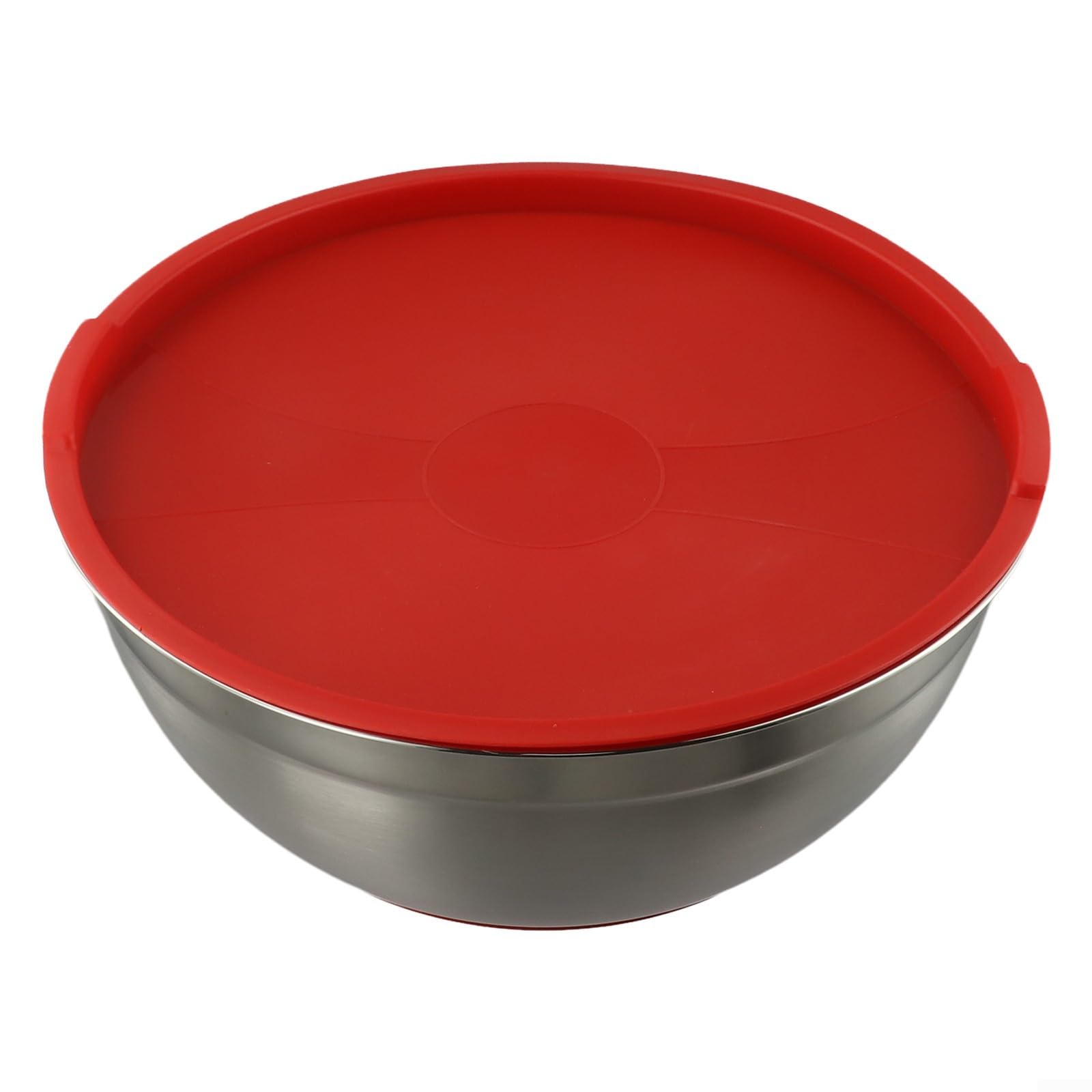 Saladier en acier inoxydable - 20 cm - Passe au lave-vaisselle - Argent (30