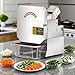 Commercial Electric Vegetable Cutter, Automatic Scallion Slicer & Spring Onion Chopper, High Efficiency 150-300kg/H Output, 70mm Input for All Vegetables, Heavy Duty Kitchen Tool