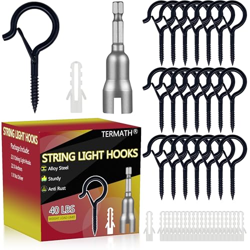 TERMATH KKS 22 Stück Lichterketten Haken Set