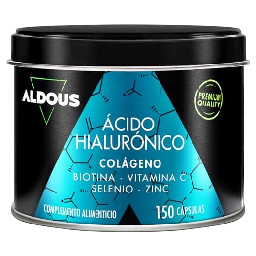 Colágeno Hidrolizado + Ácido Hialurónico 220 mg - 150 Cápsulas - 800 mg de Colágeno por Dosis - Piel Hidratada y Articulaciones Fuertes - Vitaminas para Cabello, Piel y Uñas - Zinc, Biotina, Selenio