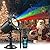 Laser Christmas Projector Lights Outdoor,12 Effect Moving RGB Lights Show Laser Projection Light with RF Remote and Timer,Waterproof Firefly Laser Landscape Lights for Halloween Party Garden Decor