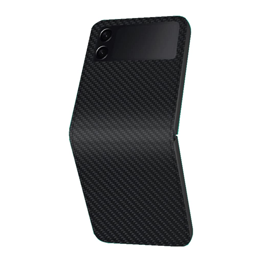 XDMEIfor Samsung Galaxy Z Flip 3 5G Case Luxury Genuine Leather Hybrid PC Hard Phone Case Slim Full Body Shockproof Protective Cover