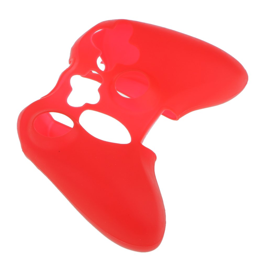 Unbekannt Ersatz Silikon Schutzhülle für Xbox 360 Game Controller Rot