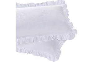Queen's House Shabby Chic Pillowcases: Enhance Your Bedroom with Vintage Charm