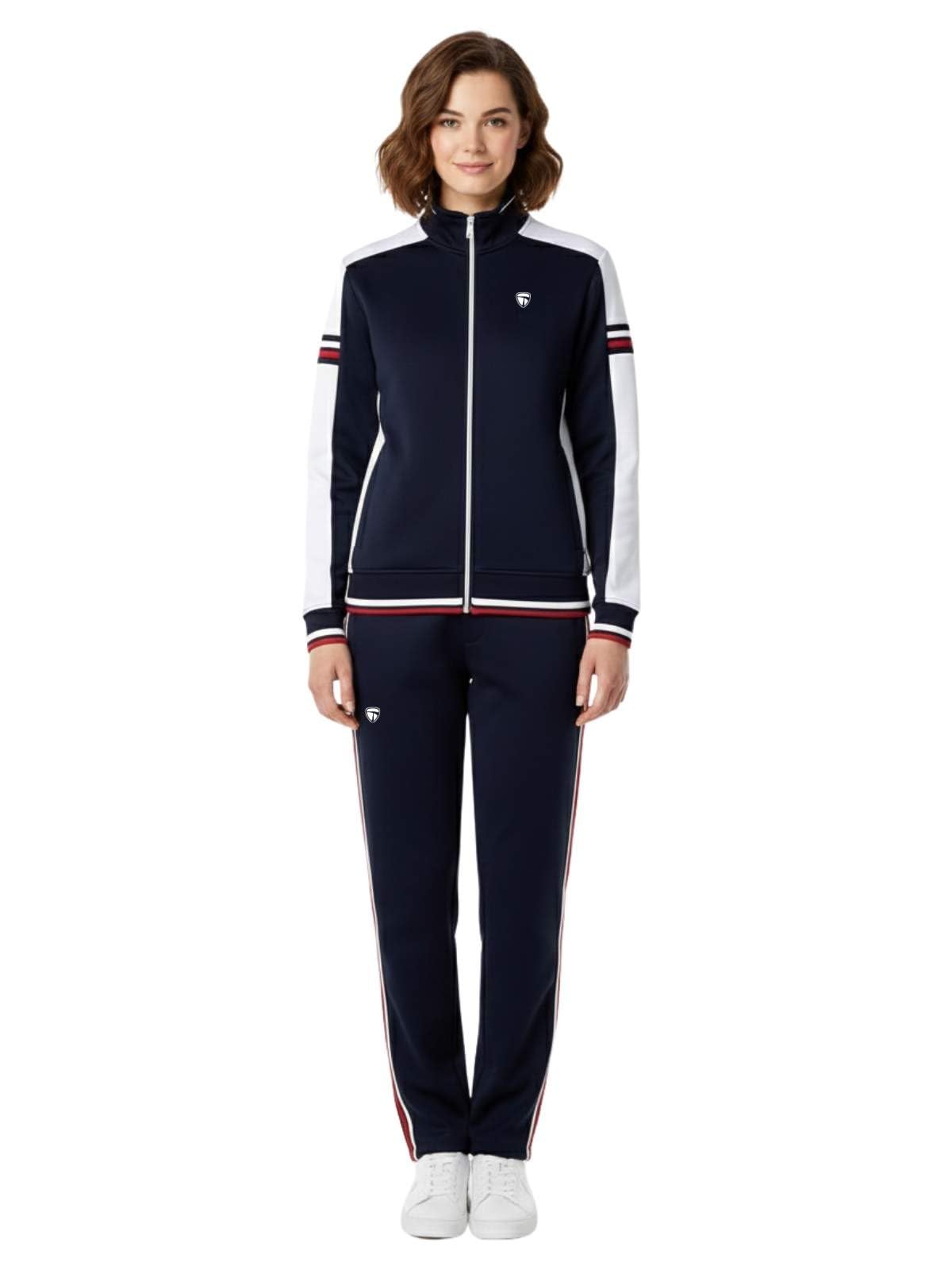 Track Suits Sets for Women Polyester | Girls Gym Jacket & Track Pants-image-0
