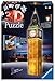 Ravensburger 12588 Puzzle 3D, Big Ben, Edizione Speciale Notte con LED, 216 Pezzi, Età Consigliata 8+, Puzzle Ravensburger Alta Qualità
