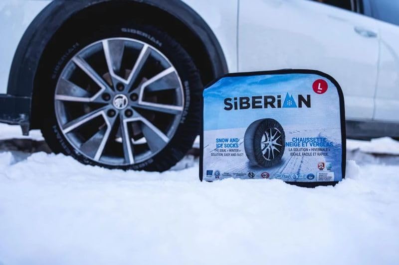 Chaussettes neige pour Voiture, SUV, 4x4 - SIBERIAN M Taille: 195/65-15