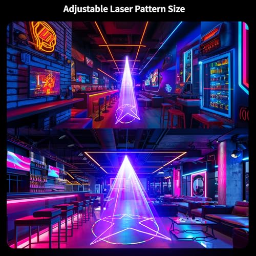 Sala LM-003 Dj Laser Lights For Party, 3D Animation Loop, Dmx512 Rgb Stage Laser Projector thumb #5