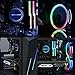 immagine 8GOLDEN FIELD ICY Chill SYNC RGB Sistema di Raffreddamento a Liquido per CPU, 3 x 120mm ventole PWM Dissipatore a liquido, 360mm Radiatore Compatibile Intel AMD