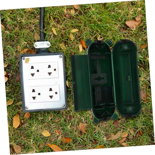 Caja resistente al agua para gestión de cables y protección de extensión eléctrica para exteriores miniatura 5
