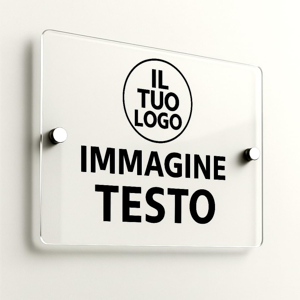 Mygoodprice Targa incisa personalizzata autoadesiva con logo non fumatore, 30 x 10 cm, personalizzabile da 1 a 3 righe, colore