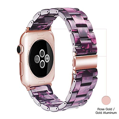 Image of Light House Apple Watch Bands-Fashion Lightweight Resin iWatch Bands for Women Men 38mm /40mm /41mm /42mm(Series 11 10), 49mm /46mm /45mm /44mm /42mm(S 3 2 1), Compatible with Apple Watch Series 11 SE 10 9 8 7 6 5 4 3 Ultra