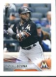 2018 Topps Stickers #235 Marcell Ozuna Miami Marlins Baseball Sticker