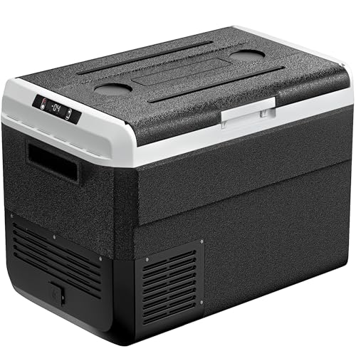 EKOJUCE 12 Volt Car Refrigerator, 54 Quart Electric Compress...